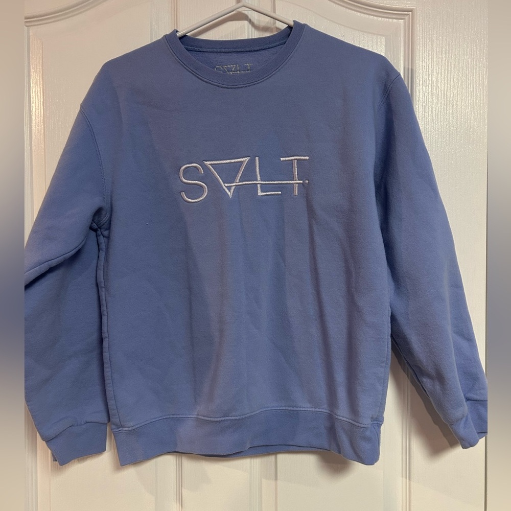 SALT powder blue crewneck sweatshirt